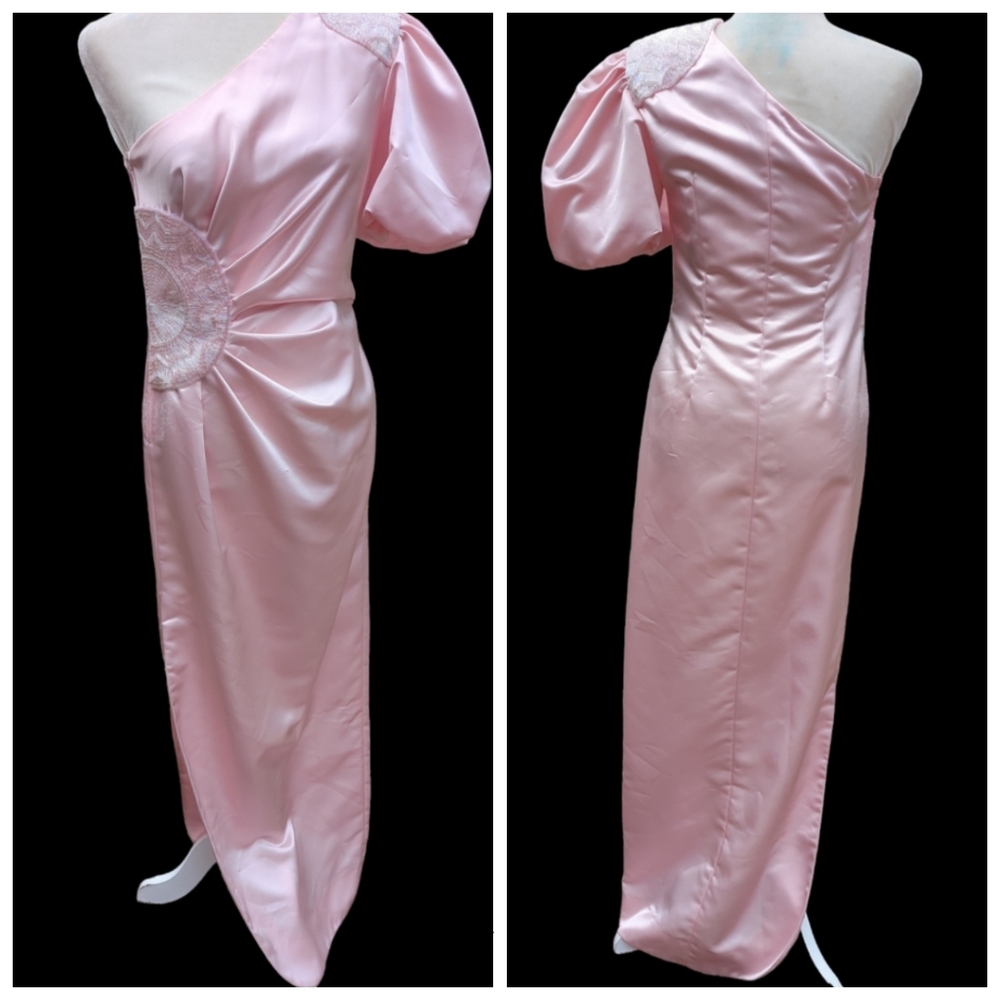 True Vintage Barbiecore 80s After Five Dress